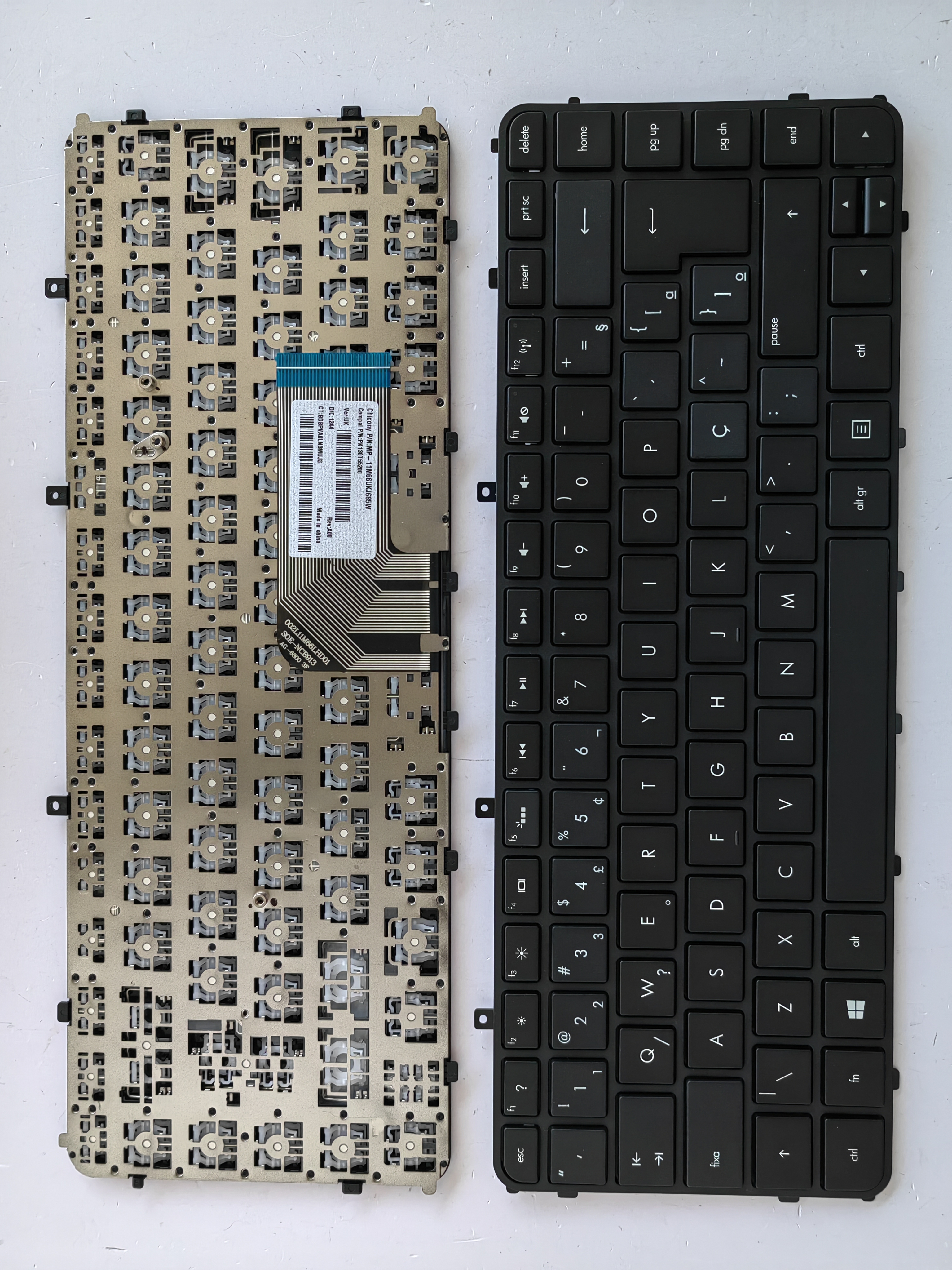 Picture of New Replacement Laptop Keyboard For HP ENVY4/ENVY4-1000/ENVY6/ENVY6-1000/TPN-C102 BLACK FRAME BLACK (OEM) BR Layout